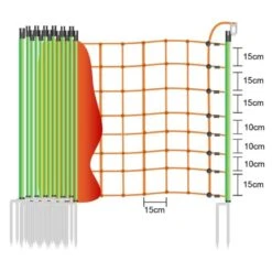 Schafzaun »Euronetz« Jumbo Leitmix Zaun · 50m 2 Spitzen, 90cm -Zucht-Tierbedarf Store 50m schafzaun euro netz jumbo leitmix 2 spitze 90cm3