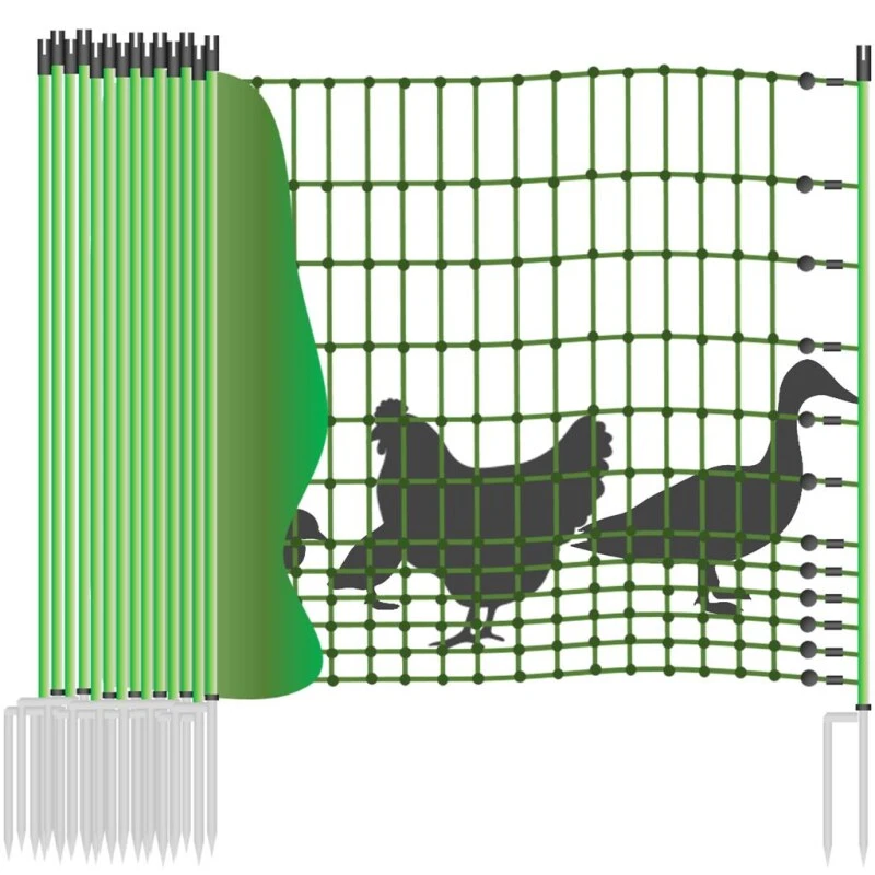 Geflügelzaun »Euronetz« KEIN Elektrozaun · 50m 2 Spitzen, 112cm 3 Geflügelzaun »Euronetz« KEIN Elektrozaun · 50m 2 Spitzen, 112cm