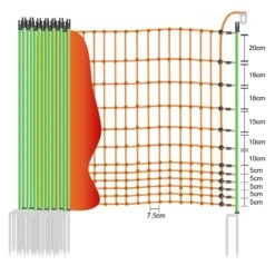 Geflügelzaun »Euronetz« Laufenten Zaun · 25m 2 Spitzen, 112cm -Zucht-Tierbedarf Store gefluegelzaun euronetz laufenten zaun 25m 2 spitze 112cm3