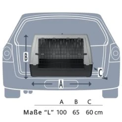 Hundebox Katzentransportbox »PetSafe / Trixie L« 100x60x65cm -Zucht-Tierbedarf Store hundebox katzentransportbox trixie petsafe 100x60x65cm6
