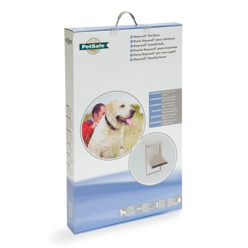 PetSafe Hundetüre »Plus« Haustierklappe · Aluminium, 642x366mm, Weiß 4 PetSafe Hundetüre »Plus« Haustierklappe · Aluminium, 642x366mm, Weiß – Bild 2