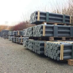 33 X Recyclingpfäle »Rund« 2,00m 10cm Palette -Zucht-Tierbedarf Store recyclingpfaele rund 200m 10cm palette7