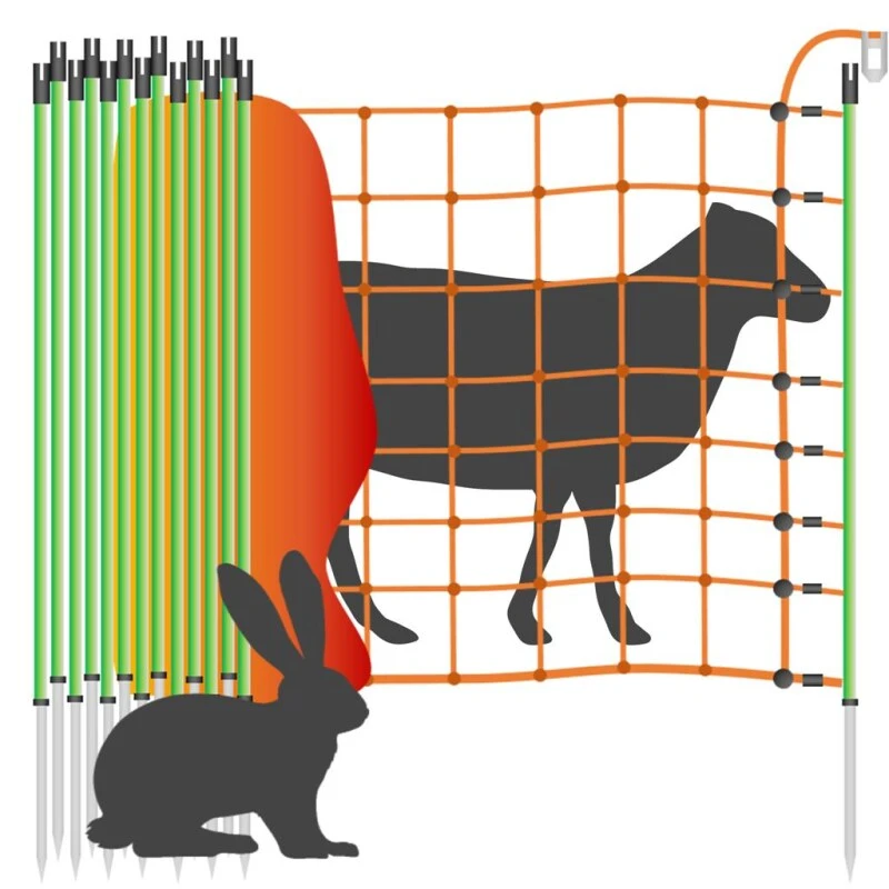 Schafnetz »Euronetz« Mit Wildverbissschutz · 50m 1 Spitze, 90cm 3 Schafnetz »Euronetz« Mit Wildverbissschutz · 50m 1 Spitze, 90cm