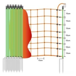 Schafnetz »Euronetz« Mit Wildverbissschutz · 50m 2 Spitzen, 90cm -Zucht-Tierbedarf Store schafnetz euronetz mit wildverbissschutz 50m 2 spitzen 90cm3