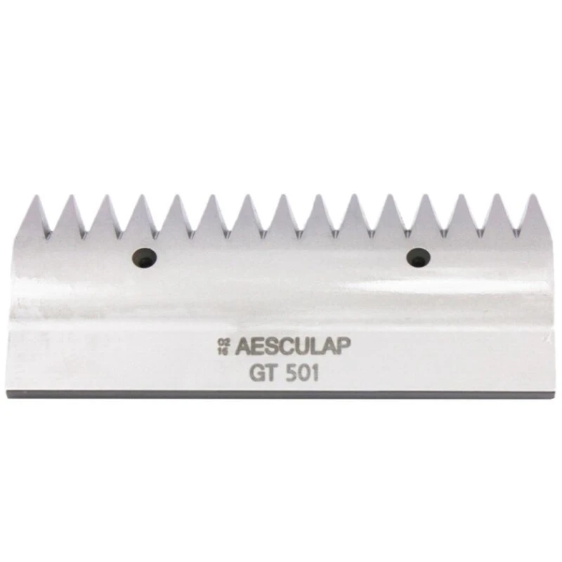 Scherkamm »Aesculap GT 501« Obere Schneidplatte 15 Zähne 3 Scherkamm »Aesculap GT 501« Obere Schneidplatte 15 Zähne