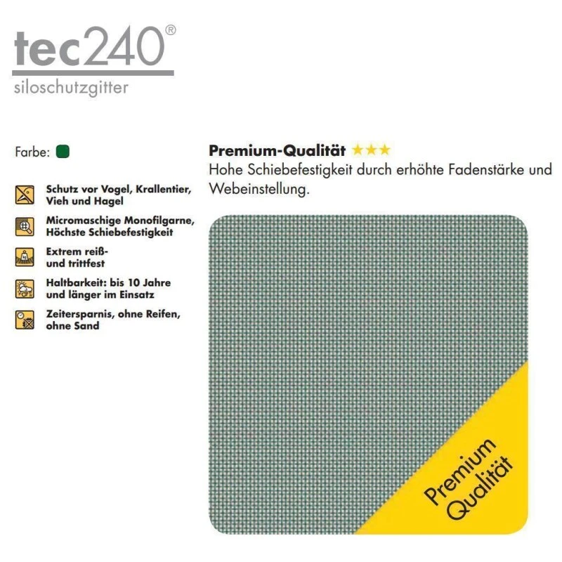 Siloschutzgitter »Safe« Profi Schutz Für Silage · Reißfest, 5x6m - 10x25m 5 Siloschutzgitter »Safe« Profi Schutz Für Silage · Reißfest, 5x6m - 10x25m – Bild 3