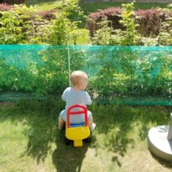 Absperrzaun »Deluxe« Universalnetz, Stromlos · 20m, 80cm -Zucht-Tierbedarf Store steckzaun 20m schutzzaun absperrnetz stromlos 20m4