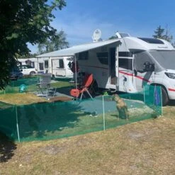 Absperrzaun »Deluxe« Universalnetz, Stromlos · 20m, 80cm -Zucht-Tierbedarf Store steckzaun 20m schutzzaun absperrnetz stromlos 20m5