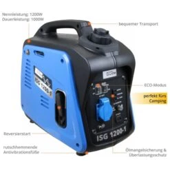 Stromerzeuger Güde »ISG 1200-1« Benzin Inverter, 1x 230V · 1200 Watt -Zucht-Tierbedarf Store stromerzeuger guede isg 1200 1 benzin inverter 1x 230 volt 1200 watt2