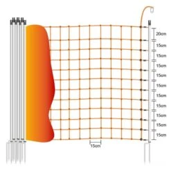 Pferdenetz »Euronetz« Weidenetz · 25m 2 Spitzen, 170cm -Zucht-Tierbedarf Store weidenetze euronetz pferdenetz 25m 2 spitzen 170cm3