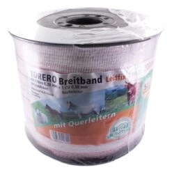 Weidezaun Band »Torero« Breitband · 38mm, 200m, Weiß-rot