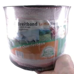 Weidezaun Band »Torero« Breitband · 38mm, 200m, Weiß-rot -Zucht-Tierbedarf Store weidezaun band torero breitband 38mm 200m4