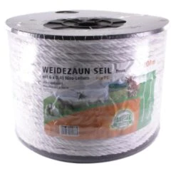 Weidezaun Seil »Plus« Elektroseil · 8mm, 200m, Weiß