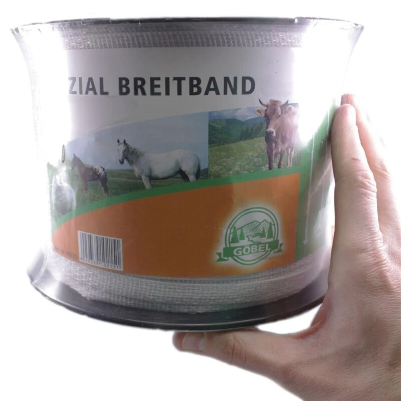Weidezaunband »Herkules« Breitband · 10mm, 250m, Weiß 4 Weidezaunband »Herkules« Breitband · 10mm, 250m, Weiß – Bild 2