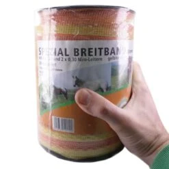 Weidezaunband »Spezial« Breitband · 20mm, 200m, Gelb-orange -Zucht-Tierbedarf Store weidezaunband spezial breitband 20mm 200m 34