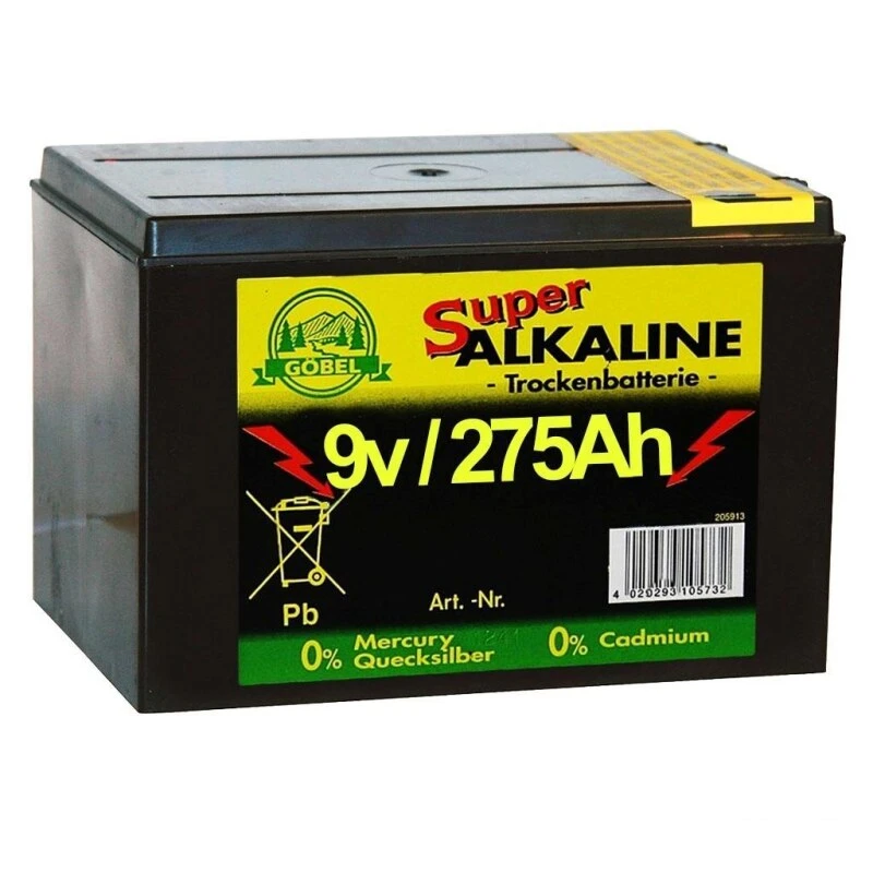 Weidezaunbatterie »Super« Batterien Alkalisch · 9v 275Ah 3 Weidezaunbatterie »Super« Batterien Alkalisch · 9v 275Ah
