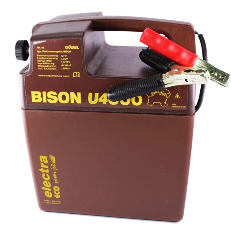 Weidezaungerät 9/12v »BISON U4000« Bis 18km 3 Weidezaungerät 9/12v »BISON U4000« Bis 18km