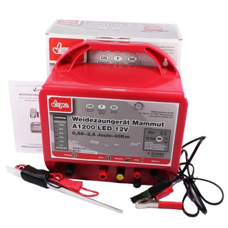 Weidezaungerät 12v »Mammut A1200« Bis 40km 9 Weidezaungerät 12v »Mammut A1200« Bis 40km – Bild 7