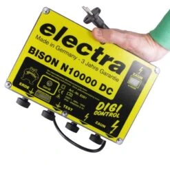 Electra Weidezaungerät 230v »BISON N10000 DC« Bis 100km -Zucht-Tierbedarf Store weidezaungeraet 230v bison n10000 dc bis 100km5