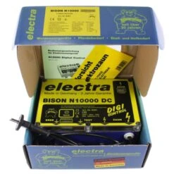 Electra Weidezaungerät 230v »BISON N10000 DC« Bis 100km -Zucht-Tierbedarf Store weidezaungeraet 230v bison n10000 dc bis 100km7