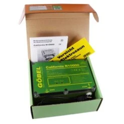 Weidezaungerät 230v »California N10000 « Bis 50km -Zucht-Tierbedarf Store weidezaungeraet 230v california n10000 bis 50km7