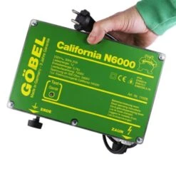 Weidezaungerät 230v »California N6000« Bis 10km -Zucht-Tierbedarf Store weidezaungeraet 230v california n6000 bis 10km5