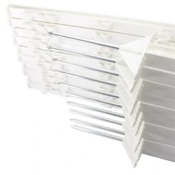 20x Weidezaunpfähle »Dreieckstritt« 125cm Kunststoffpfähle