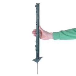 10x Weidezaunpfähle »Dreieckstritt« 75cm Kunststoffpfähle -Zucht-Tierbedarf Store weidezaunpfaehle 75cm doppeltritt 10 stueck kunststoffpfaehle5