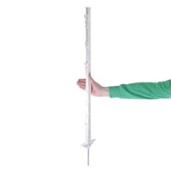 10x Weidezaunpfähle »Dreieckstritt« 105cm Kunststoffpfahl -Zucht-Tierbedarf Store weidezaunpfaehle doppeltritt 10 stueck kunststoffpfahl 105cm5