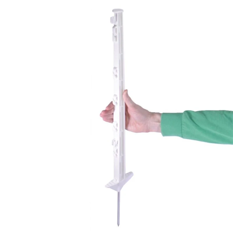 10x Weidezaunpfähle »Dreieckstritt« 75cm Kunststoffpfahl 7 10x Weidezaunpfähle »Dreieckstritt« 75cm Kunststoffpfahl – Bild 5