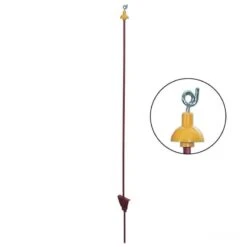 Weidezaunpfähle »Gleitöse« 10x, Federstahl · Oval 5x10mm, 105cm