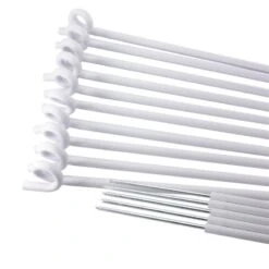 25x Weidezaunpfähle »Ösenpfahl« 110cm Kunststoffphahl 1 Spitze