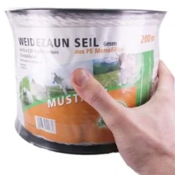Weidezaunseil »Mustang« Elektroseil · 6mm, 200m -Zucht-Tierbedarf Store weidezaunseil mustang elektroseil 6mm 200m4