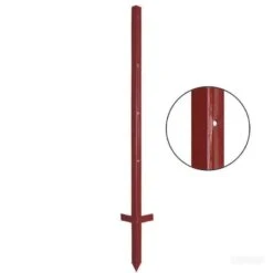 Winkelstahlpfähle 125cm »Classic« 10x, Harte Böden, Ecken · 3mm